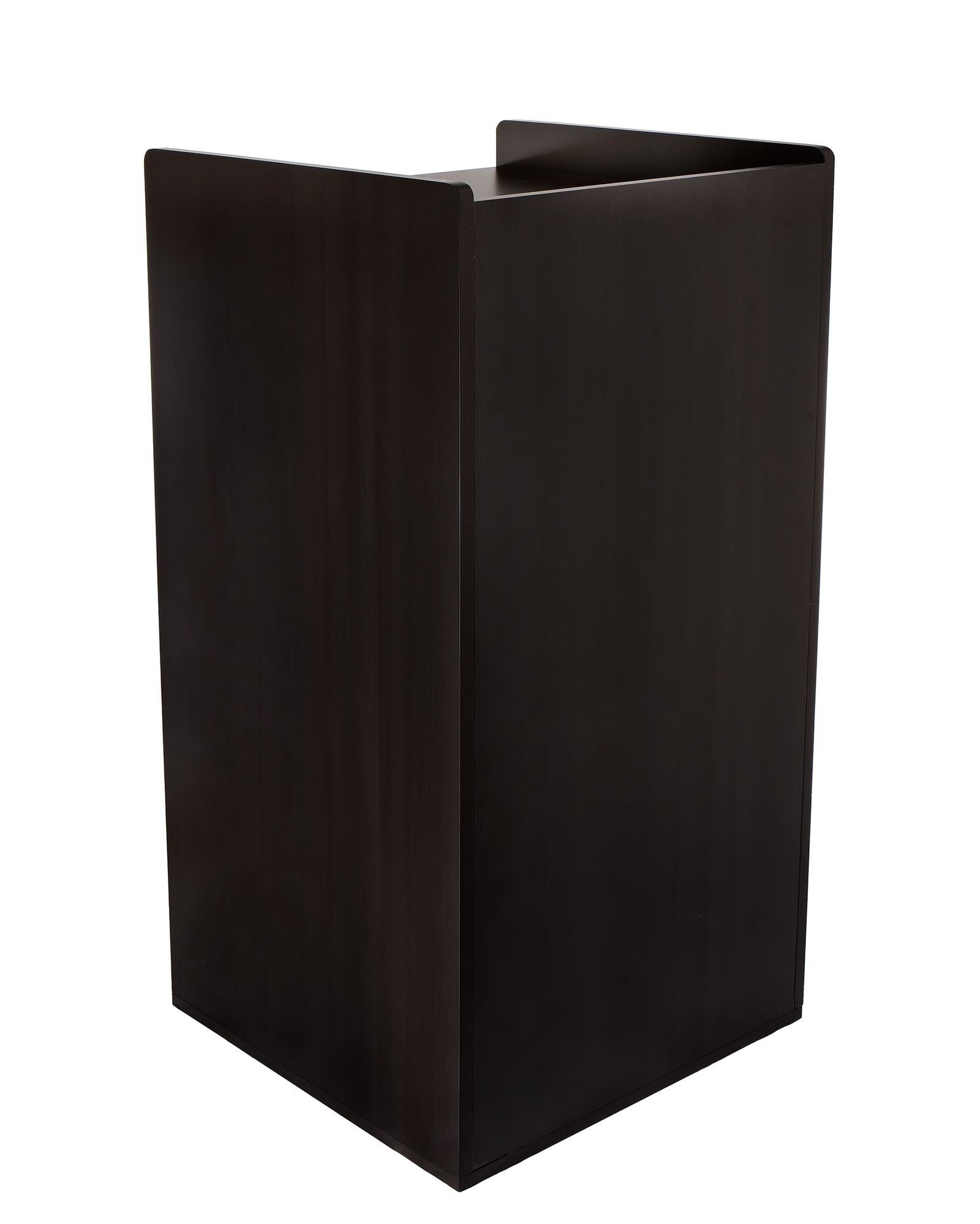 GuestSupply US | Alpine Industries 40 Gallon Black Finish Wooden
